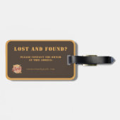 Berlin Deutschland Retro Vintage Travel Gepäckanhänger (Rückseite horizontal)