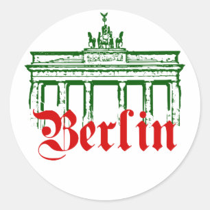 Berlin Deutschland Runder Aufkleber
