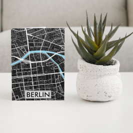 Berlin Deutschland - Schwarze Stadt Postkarte