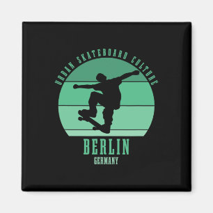 Berlin Deutschland Skateboarder Urne Skateboarding Magnet