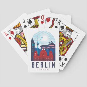 Berlin Deutschland Skyline Classic Playing Cards Spielkarten