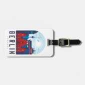 Berlin Deutschland Skyline-Gepäckträger Gepäckanhänger (Vorderseite horizontal)