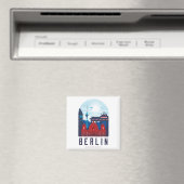 Berlin Deutschland Skyline Magnet (In Situ (Geschirrspüler))