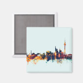 Berlin Deutschland Skyline Magnet (Vorderseite/Rückseite)