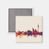 Berlin Deutschland Skyline Magnet (Vorderseite/Rückseite)