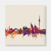 Berlin Deutschland Skyline Magnet (Vorne)