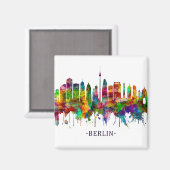Berlin Deutschland Skyline Magnet (Vorderseite/Rückseite)