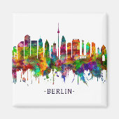 Berlin Deutschland Skyline Magnet (Vorne)