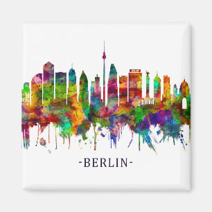 Berlin Deutschland Skyline Magnet