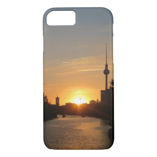 Berlin Deutschland Skyline Night Fernsehturm Case-Mate iPhone Hülle (Rückseite)