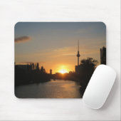 Berlin Deutschland Skyline Night Postcard Fernseht Mousepad (Mit Mouse)