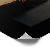 Berlin Deutschland Skyline Night Poster Fernsehtur (Ecke)