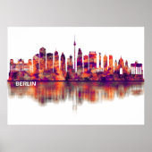 Berlin Deutschland Skyline Poster (Vorne)