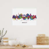 Berlin Deutschland Skyline Poster (Küche)