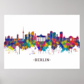 Berlin Deutschland Skyline Poster (Vorne)