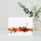 Berlin Deutschland Skyline Postkarte (Stehend Vorderseite)