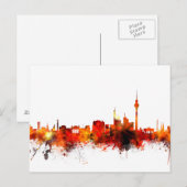 Berlin Deutschland Skyline Postkarte (Vorne/Hinten)