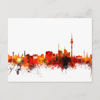 Berlin Deutschland Skyline Postkarte