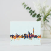 Berlin Deutschland Skyline Postkarte (Stehend Vorderseite)