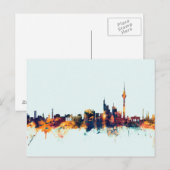Berlin Deutschland Skyline Postkarte (Vorne/Hinten)