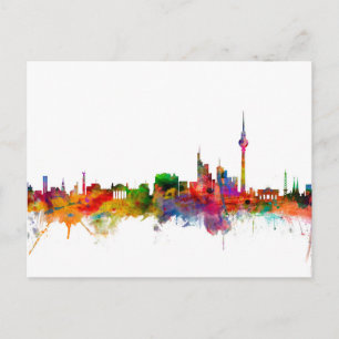 Berlin Deutschland Skyline Postkarte