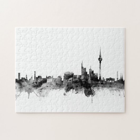 Berlin Deutschland Skyline Puzzle (Horizontal)