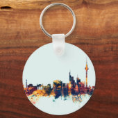 Berlin Deutschland Skyline Schlüsselanhänger (Vorderseite)