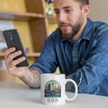 Berlin Deutschland Skyline Vintage Travel