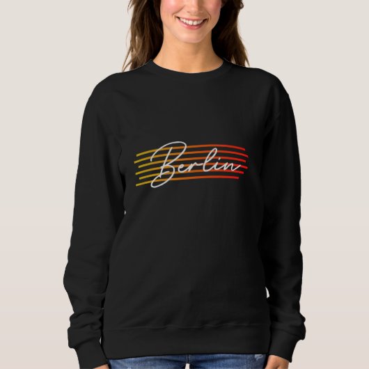 Berlin Deutschland Souvenir Geschenk Sweatshirt (Vorderseite)