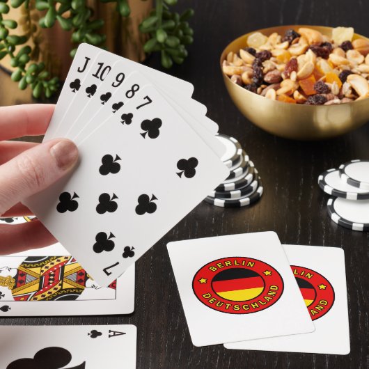 Berlin Deutschland Spielkarten (In Situ)