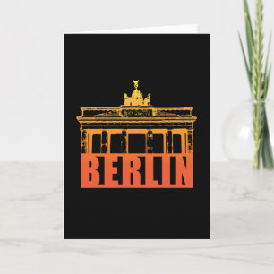 Berlin Deutschland Stadt Stadtbild Skyline Lustige Karte