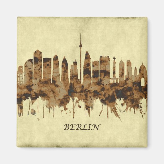 Berlin Deutschland Stadtbild Magnet (Vorne)