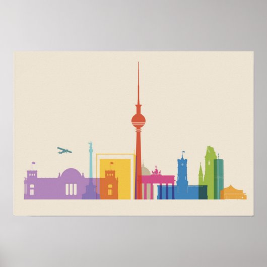 Berlin, Deutschland Stadtbild Poster (Vorne)