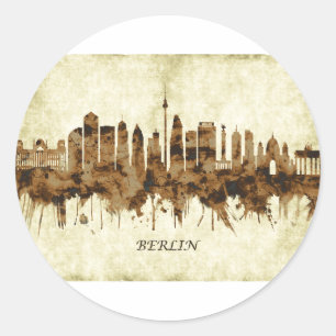 Berlin Deutschland Stadtbild Runder Aufkleber