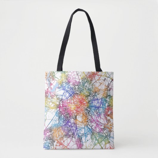 Berlin Deutschland Stadtkarte Tasche (Vorderseite)
