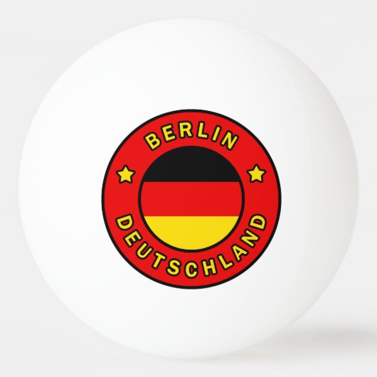 Berlin Deutschland Tischtennisball (Vorderseite)