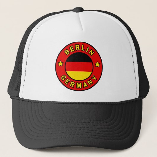 Berlin Deutschland Truckerkappe (Vorderseite)