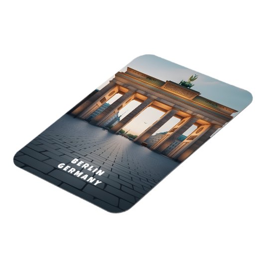 Berlin Deutschland - Vintager Magnet (Linke Seite)