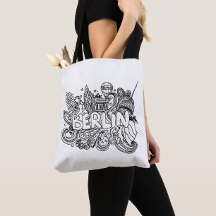 Berlin Deutschland Wahrzeichen Souvenir Tasche