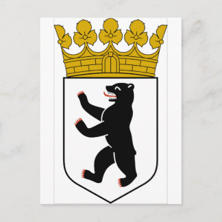 Berlin (Deutschland) Wappen Postkarte
