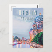 Berlin - Die belebte Hauptstadt Deutschlands Postkarte (Vorne/Hinten)
