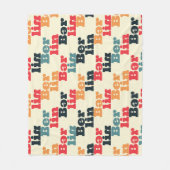 Berlin Digital Creative, Print Pattern. Fleecedecke (Vorderseite)