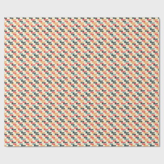 Berlin Digital Creative, Print Pattern. Geschenkpapier (Flach)