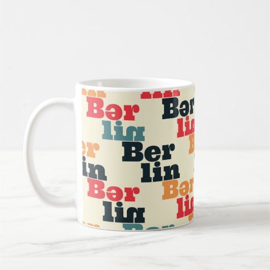 Berlin Digital Creative, Print Pattern. Kaffeetasse (Links)