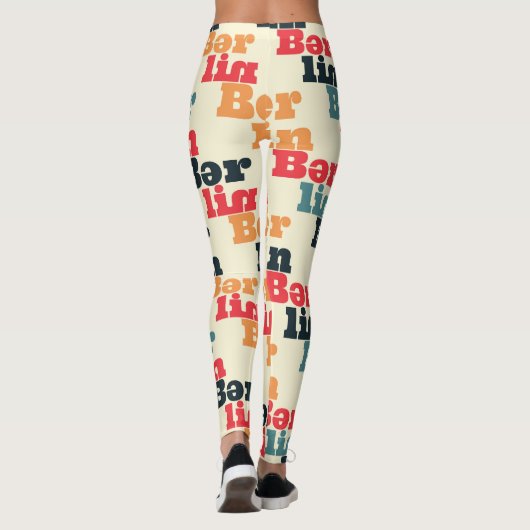 Berlin Digital Creative, Print Pattern. Leggings (Rückseite)