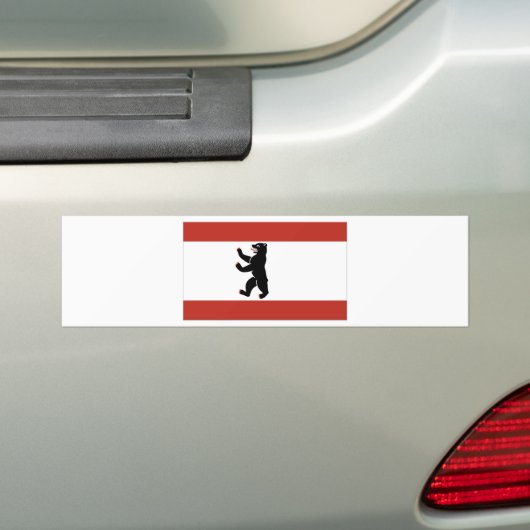 Berlin-Flagge Autoaufkleber (Auf Auto)