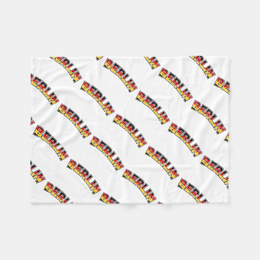 Berlin Fleecedecke (Vorderseite (Horizontal))