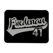 Berlin Friedenau 41 Classic City Number Magnet (Horizontal)