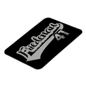 Berlin Friedenau 41 Classic City Number Magnet (Linke Seite)