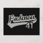 Berlin Friedenau 41 Classic City Number Postkarte (Vorderseite)